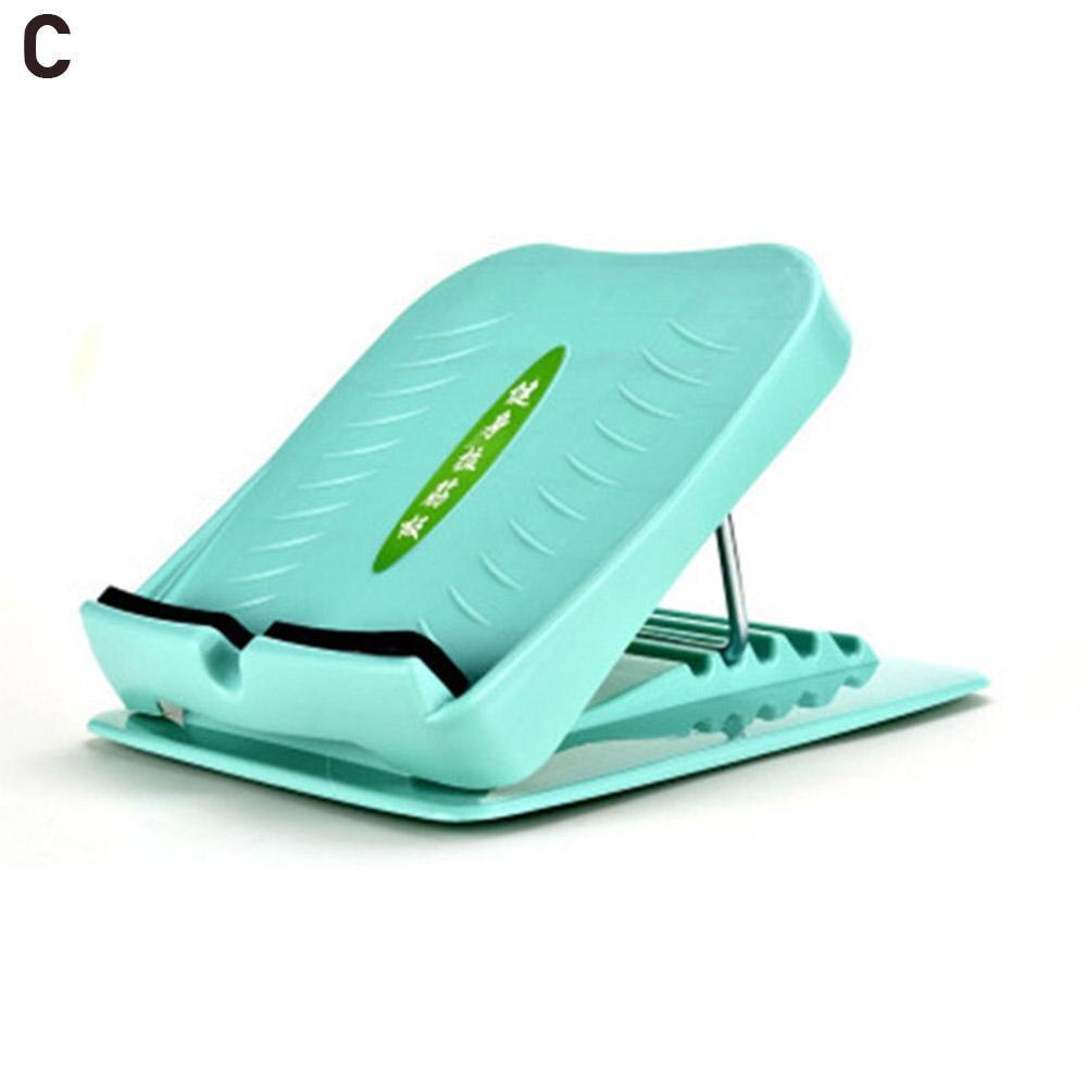 Anti-Slip Verstelbare Voet Kalf Brancard Helling Board Staande Geneigd Helling Stretching Body Het Kalf Te Board Stretch P4H4: green