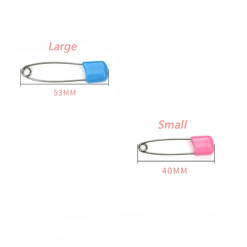 10/20Pcs Plastic Hoofd Veiligheidsspelden 4/5.5Cm Diy Naald Pins Veiligheid Locking Baby Doek Luier Nappy Pins Gespen Naaibenodigdheden