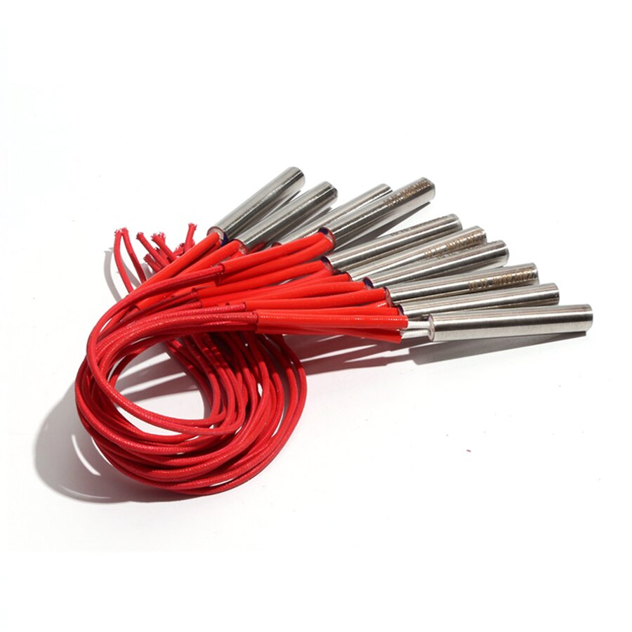 Cartouche chauffante double tête haute densité, 14mm 38 ~ 48mm, 10 pièces, 110V/220V/380V, 130W/140W/150W/160W