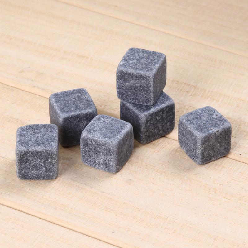 6 uds. 100% piedras naturales para Whisky, molde de hielo para Sipping, piedra para Whiskey cubo enfriador de Whisky, de boda, recuerdo, Barra de Navidad
