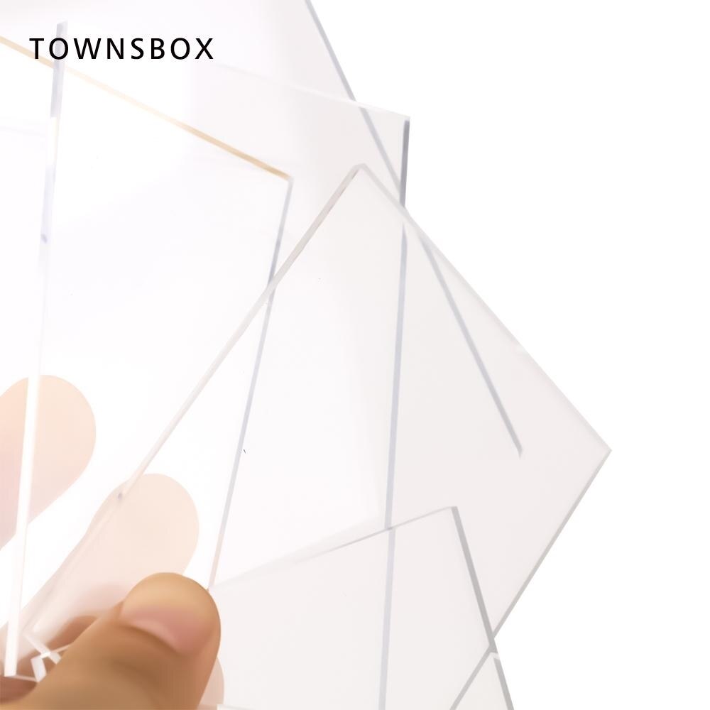 Acryl Sheet Custom Plaat Acryl Transparante Klei Aardewerk Sculptuur Tool Werkbank Druk Plaat Klei Gereedschap Teken Tag Cover