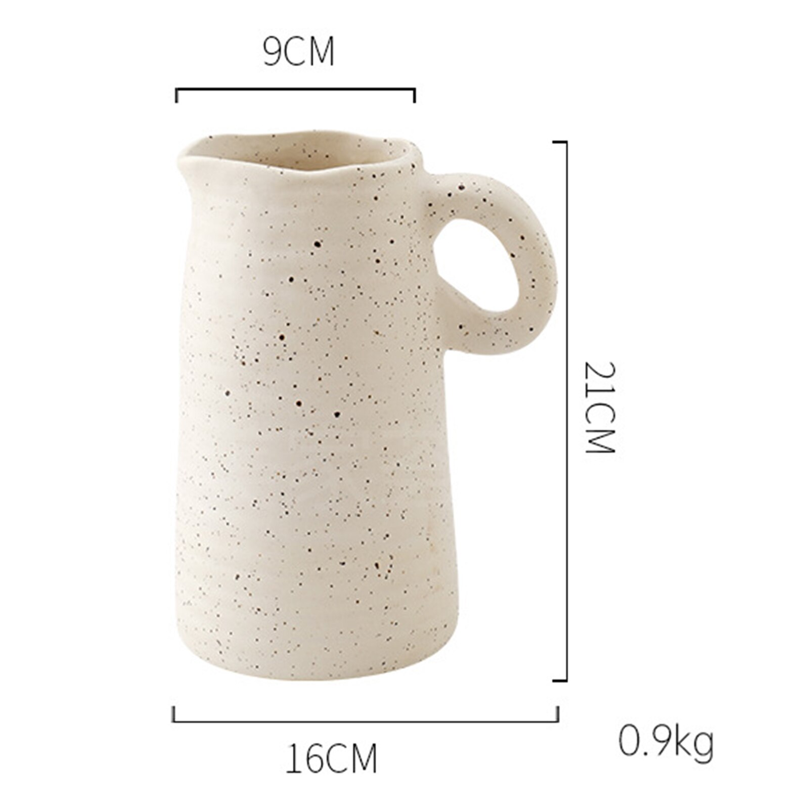 Florero de cerámica de estilo nórdico, jarrones de brotes Zen para el hogar, estante para decoración de mesa, centros de mesa, soporte para plantas de estudio de Yoga: B