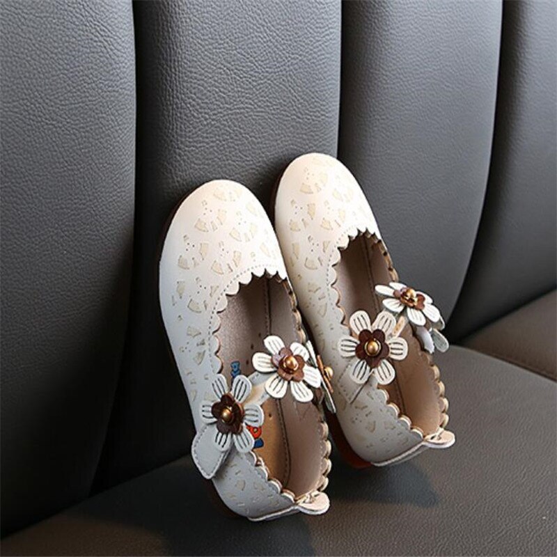 Leuke Mode Meisjes Kinderen Leren Enkele Schoenen Voor Peuters Kids Prinses Schoenen Voor Kinderen Platte Zachte Party Dansen Schoenen