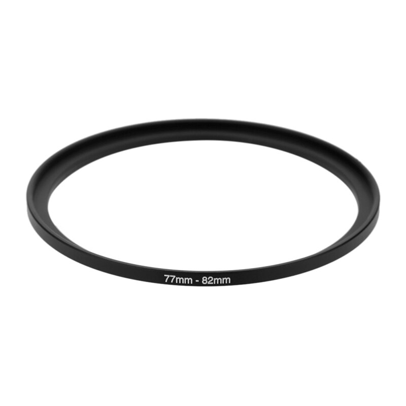 77Mm-82Mm Step Up Ring Filter Adapter Set 77 Te 82 77-82Mm Stepping Adapter camera Adapter Ring Zwart