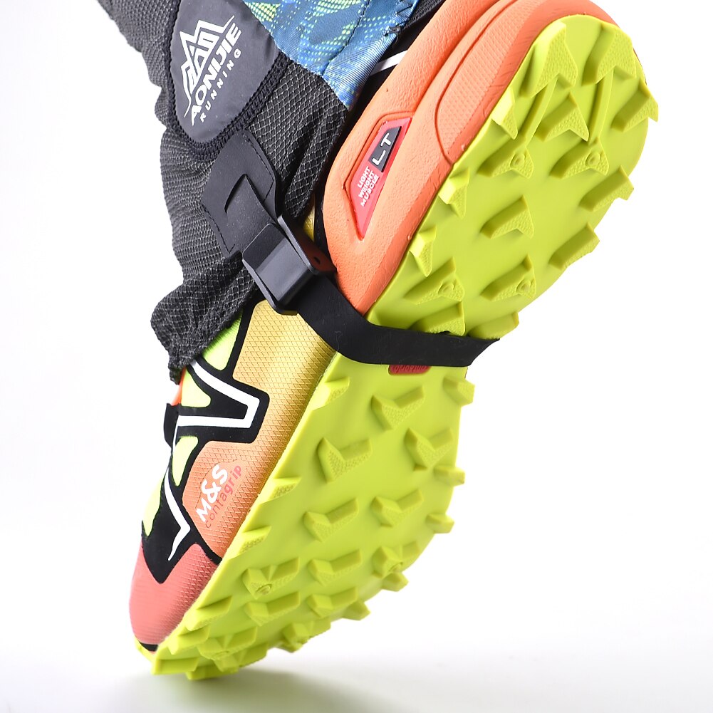 AONIJIE-Zapatillas de Trail Running Unisex, altamente protectoras, a prueba de arena, zapato para exteriores, cubiertas reflectantes para triatlón, Maratón, senderismo, E941