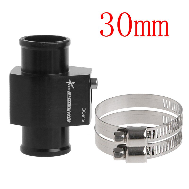 40mm Water Temp Temperature Joint Pipe Sensor Gauge Radiator Hose Adapter E7CA: Dark Grey