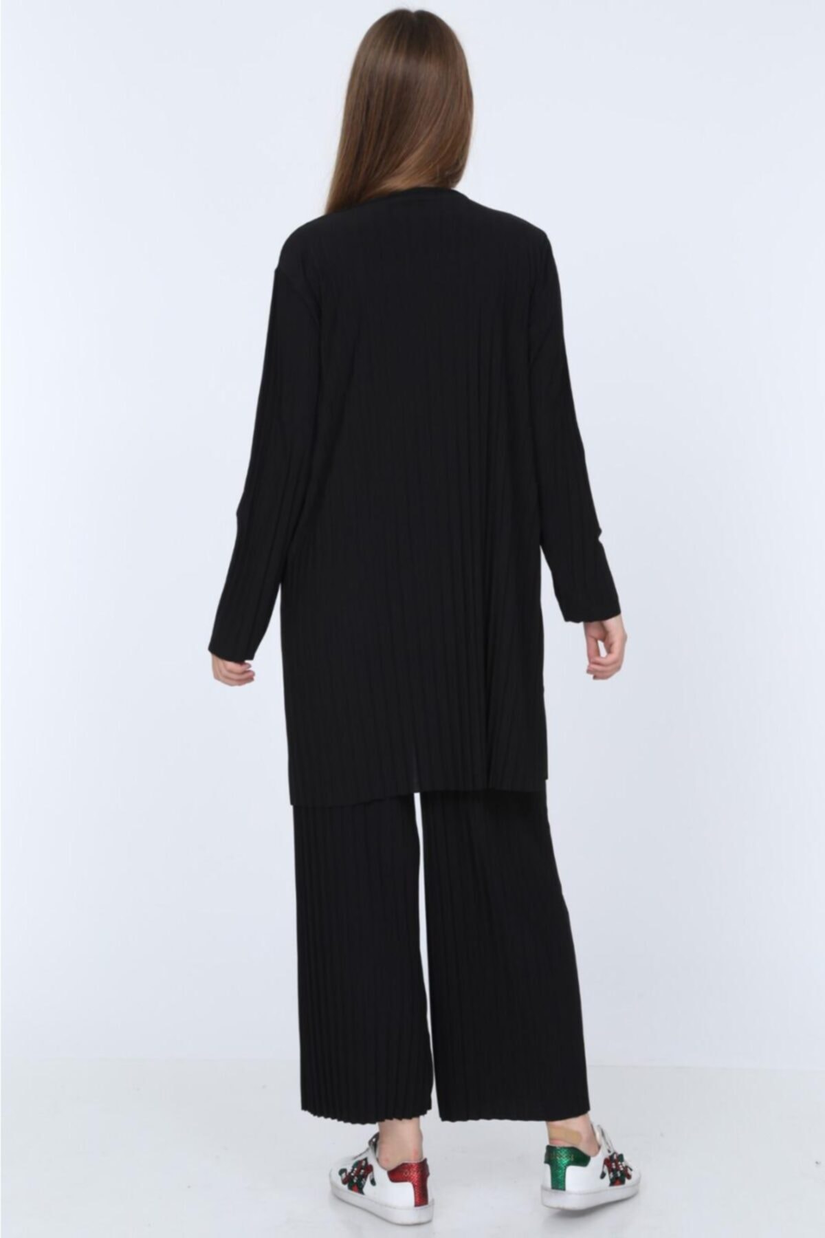 Muslim clothes Women Black Pants Tunic Suit tracksuit Suit Turkey women's set Islamic hijab Hijab Tunik