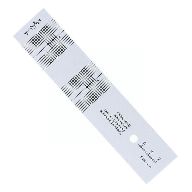 Overshoot Protractor Pickup Calibration Distance Gauge Vinyl Turntable Cartridge Record Phonograph Stylus Protractor Calibration