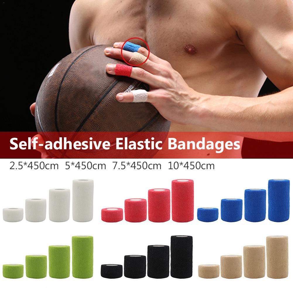 Sports Protection Elastic Bandage Color Nonwoven Fabric Self-Adhesive Elastic Bandage Should Be Uniform Color Incision Neat