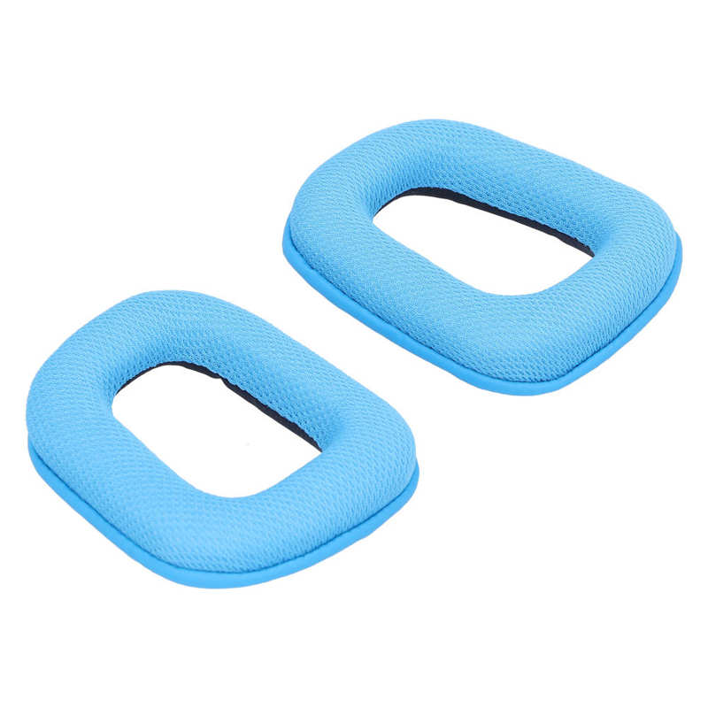 Oreillettes pour casque Logitech G35 G930 G430 F450, bleu, couvercle de remplacement