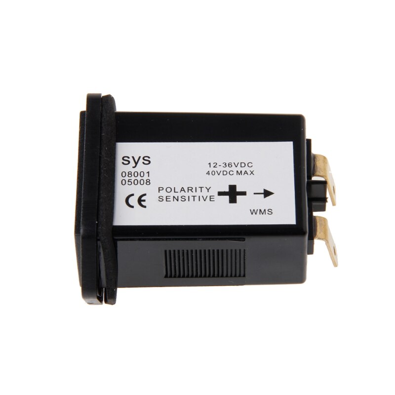 OOTDTY generador de DC10V-80V, contador de horas sellado para barcos, camiones, tractores y coches