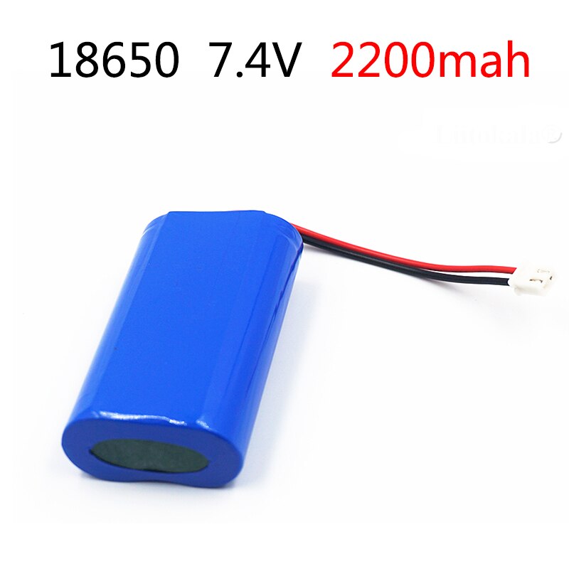 7.4V/8.4V Lithium Batterijen 2200 Mah 7.4 Volt 18650 Li-Ion Hoge Ontlading Batterij Voor Riem Lader/Luidsprekers/Robot/ Tools Lofzang