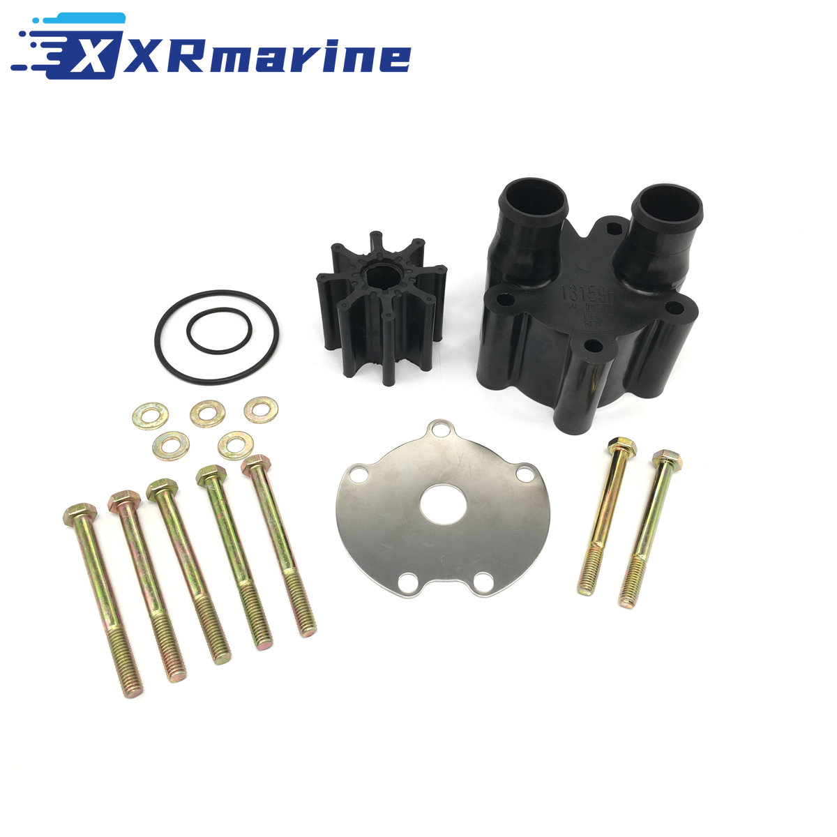 Water Pump Impeller Repair Kit For Mercruiser Stern Drive Inboard Engine V6 V8 4.3 - 8.7 L 46-807151A14