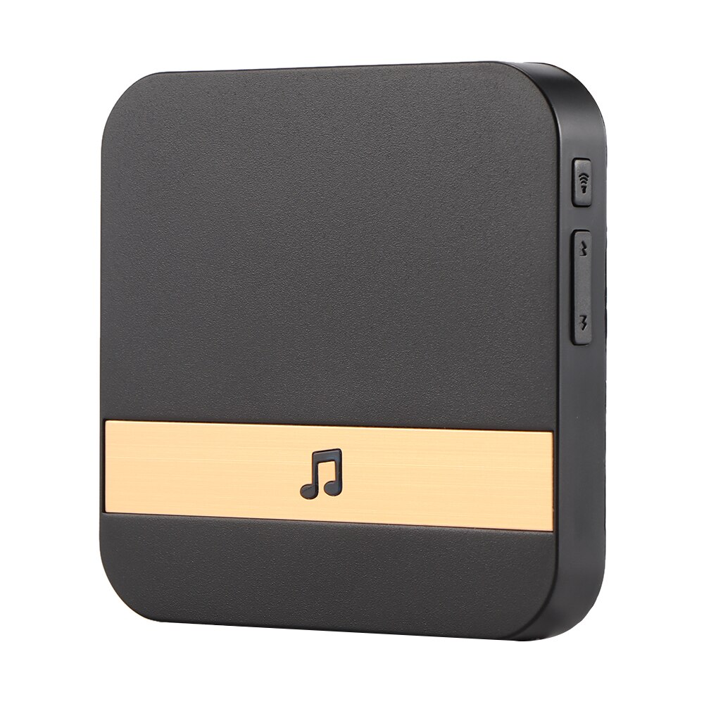 Self Powered Waterproof Wireless DoorBell No Battery EU US AU Plug Smart Door Bell Chime 1 Button 1 Receiver LED Light