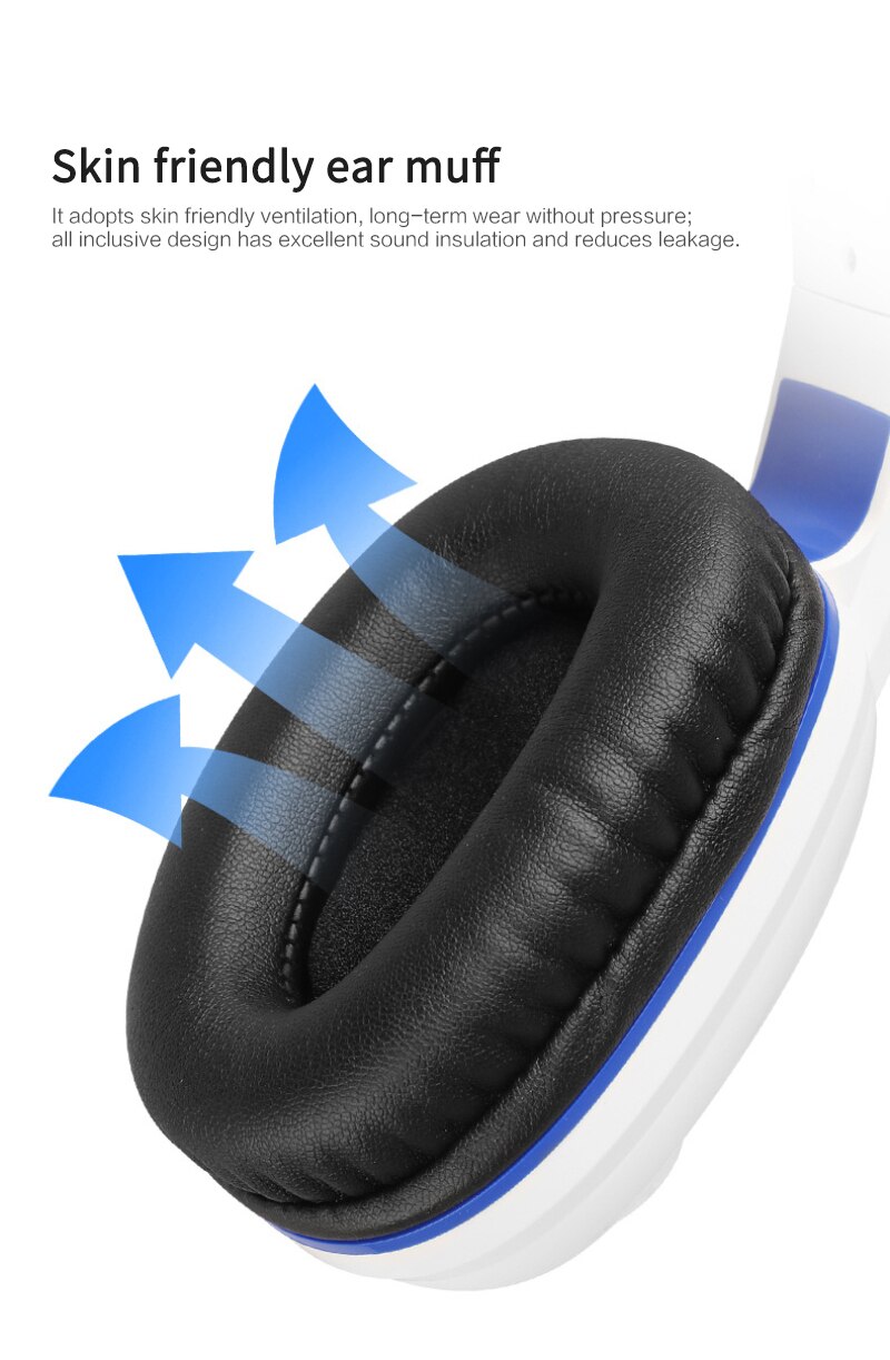 Cool Headset Computer Gaming Headset Desktop Notebook Luminous Wire Control Gaming Headset Headphones For PS5 PC