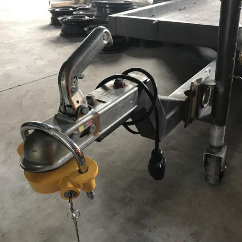 Universal Heavy Anti-Theft Lock Duty Hitch Lock Boat Motorcycle Caravan Trailer Ball Coupler Lock Height Adjustable Motor