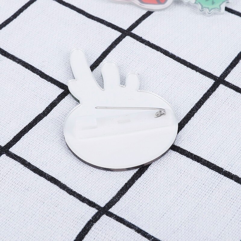 Pin Badge Decoratie 1 PC Cartoon Cactus Bonsai Broche Acryl Badges Pictogrammen op De Rugzak Badges voor Kleding