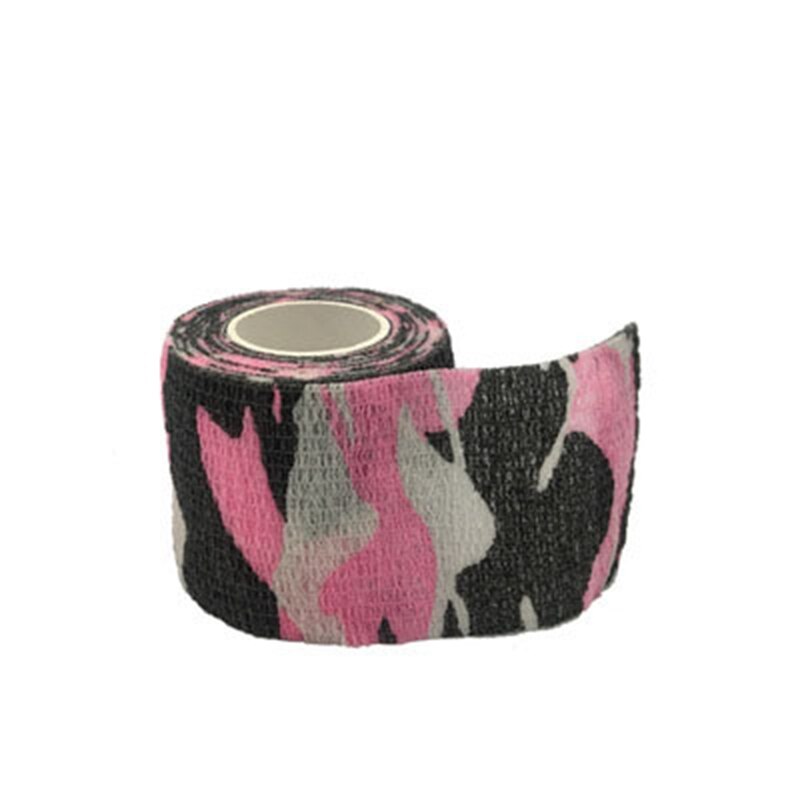 Yingtouman sportband tape zelfklevende elastische bandage elastoplast sportbeschermer knie vinger enkel handpalm schouder 5.0cm*4.6m: Camouflage