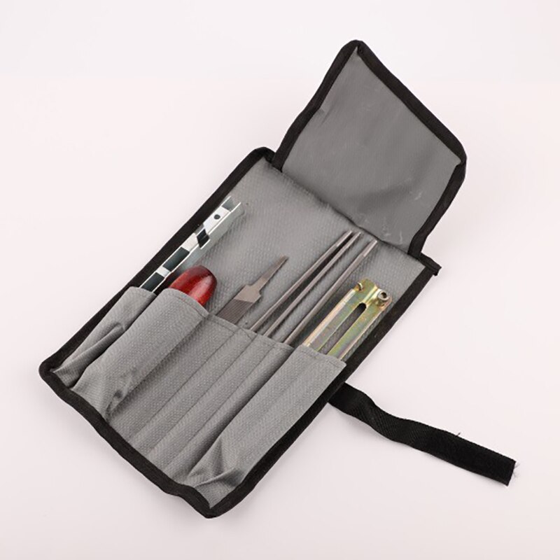 Chain Saw Sharpening Kit Chainsaw File Tool Chainsaw Sharpener File Guide Bar Depth Gauge Tool Set For Woodworking