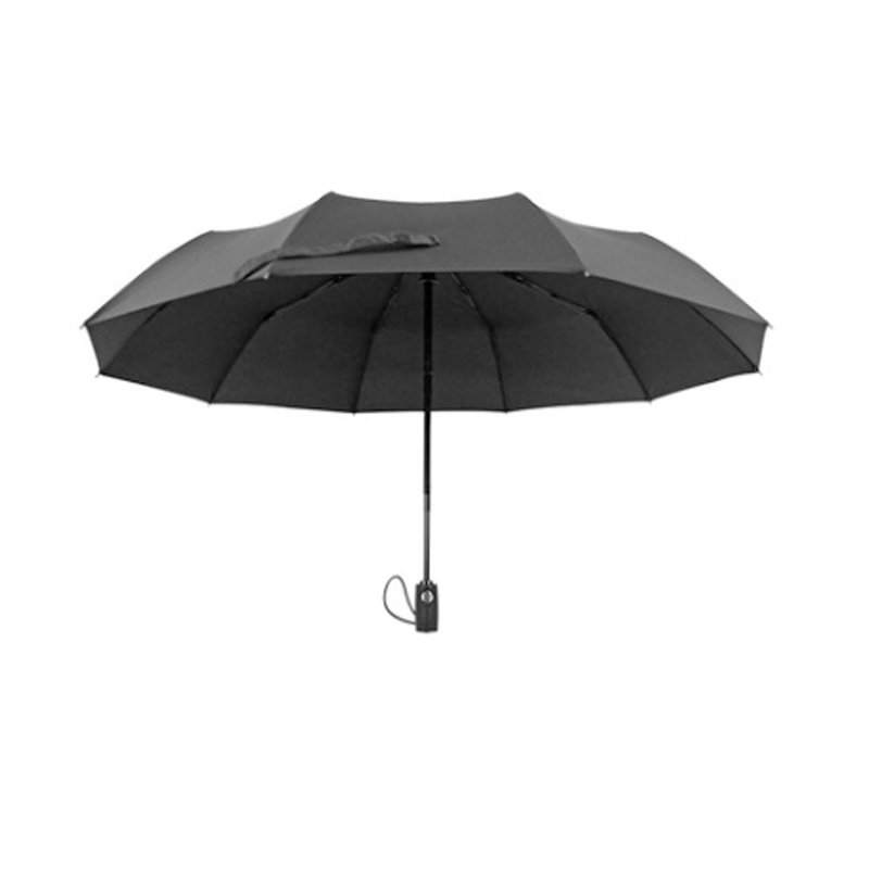 Duitsland 10 Bone Automatische Drie Opvouwbare Paraplu Zakenlieden Winddicht Zonnige En Regenachtige