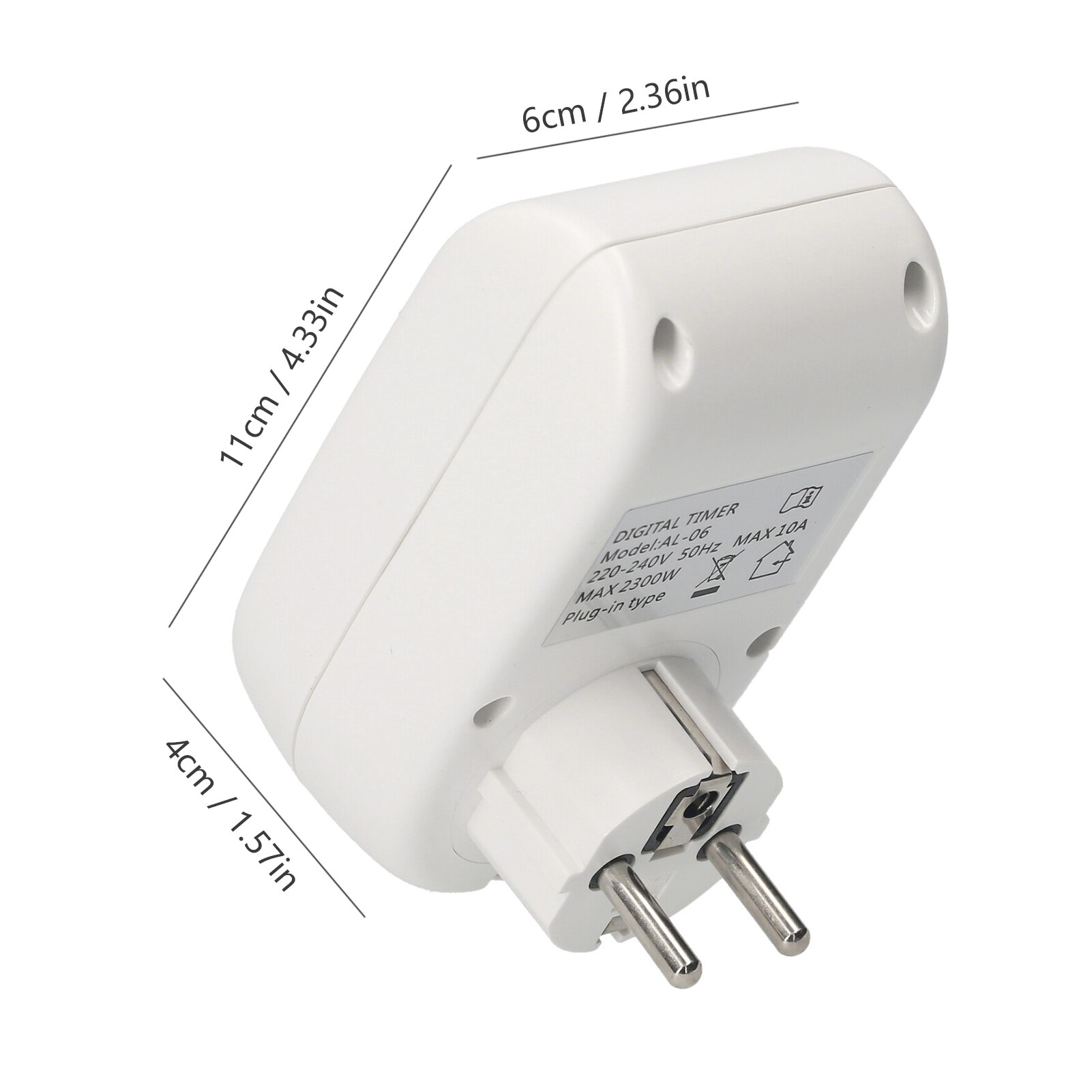 KKmoon Plug-in Digital Timer Switch Weekly Programmable Electrical Timer Outlet 16 Independent ON/ OFF Programs for Lights Fans