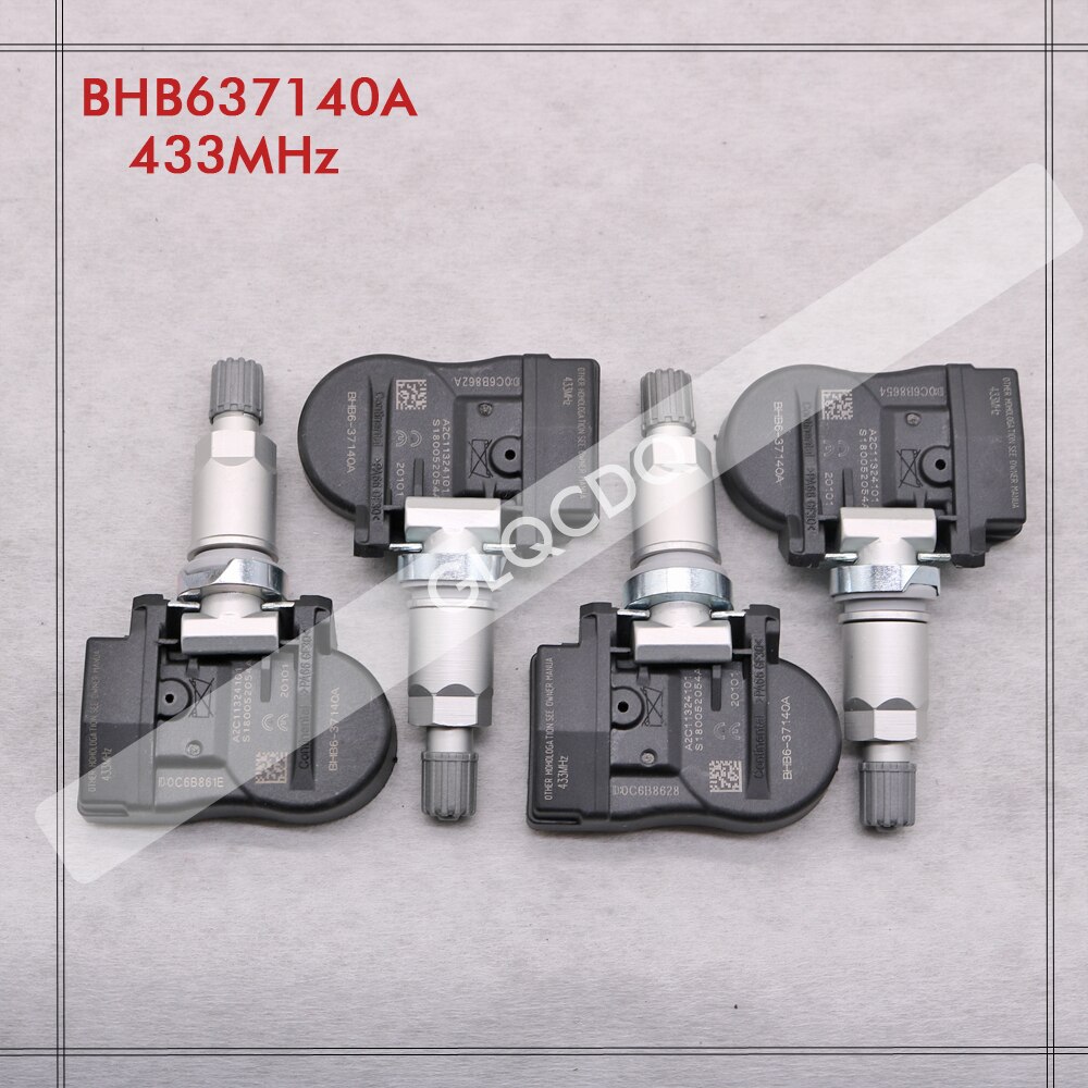 Bhb 637140a bhb 637140 däcktryckssensor för mazda 2 3 5 6 cx-5 cx5 cx-6 cx6 cx-9 cx9 mx-5 artz tpms 433 mhz bbp 337140b