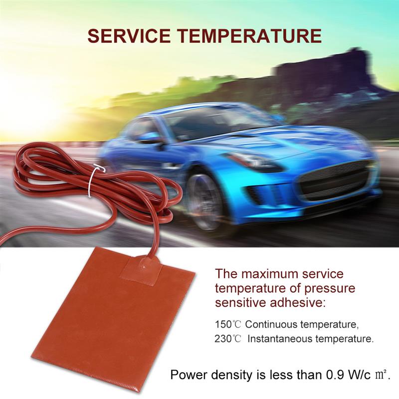 1Pcs 220V 150W Hydraulic Tank Heater Durable Easy Installation Hydraulic Tank Heating Pad Continuous Insulation