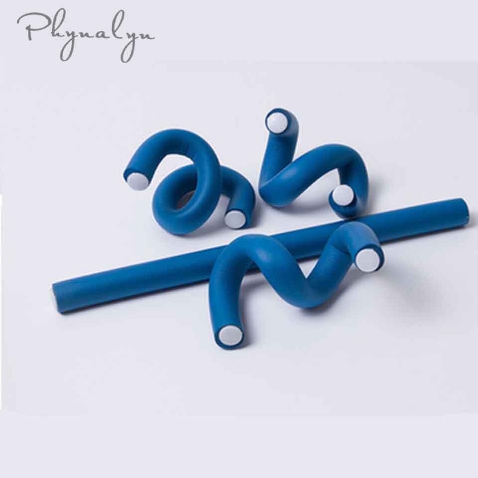 Hair Rollers Sponge Hair Curling 10pcs Soft Curl Hair Bendy Roller DIY Styling Hair Rollers Tool Curler Maker