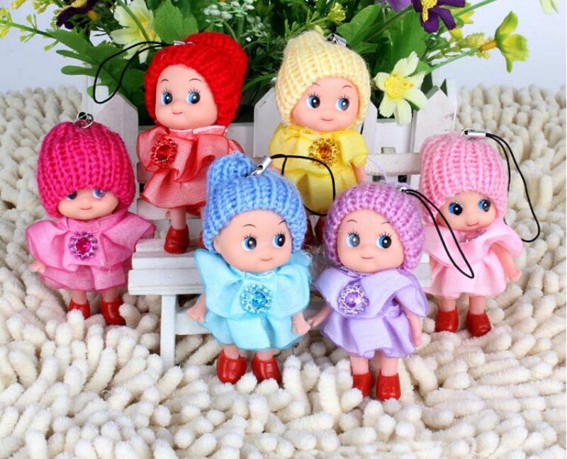 1Stck Mini Verwirrt GEFÜLLTE Puppe Anhänger Ornament Kawaii mädchen Mini Puppe Beste Spielzeug für Mädchen
