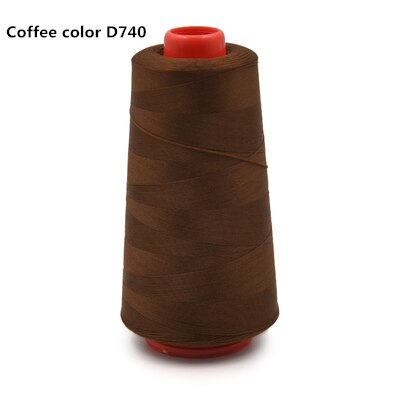 Sewing Thread 3000yards / 402 Polyester High Speed Copy Line Sewing Thread / Sewing Machine Thread-3 Sewing Supplies: Coffee color