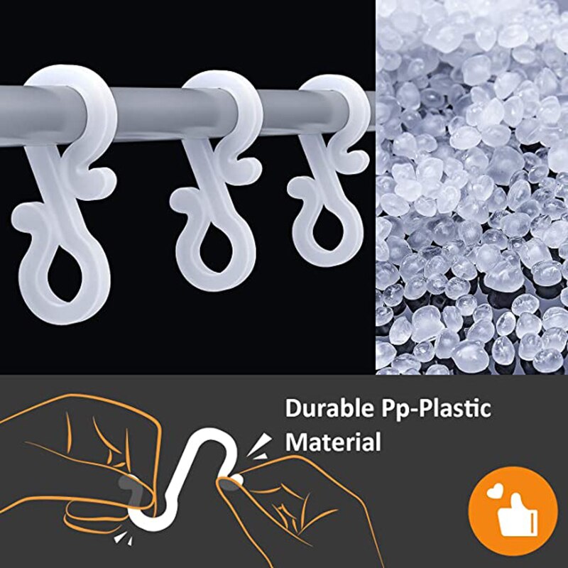 100Pcs Kerst Mini Gutter Hangen Haken Plastic S Vormige Kerst Licht Clips Haak Voor Outdoor Indoor Strings Lights