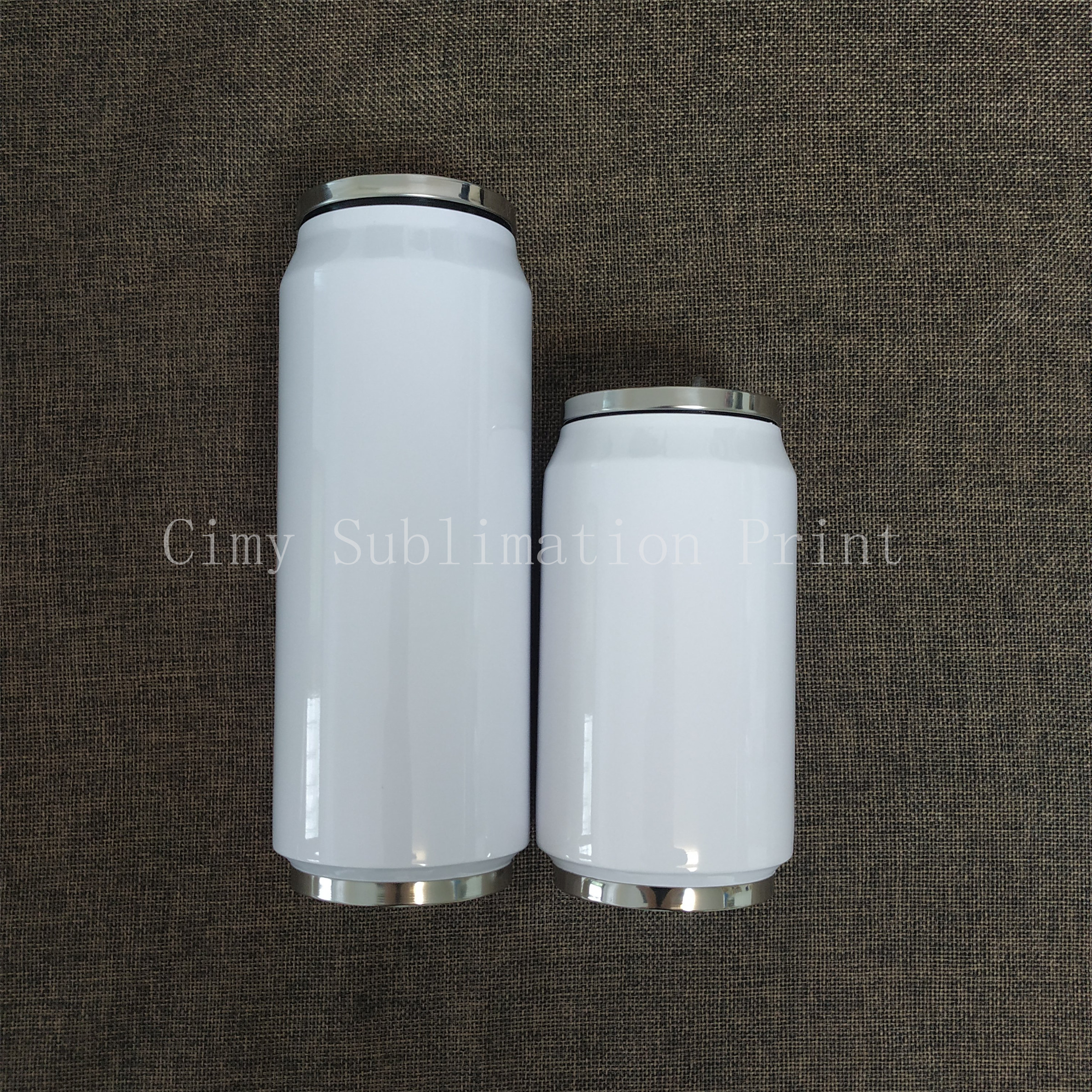 2pcs/lot Blank Sublimation 280ml/500ml Coke Bottle Cup Transfer Prtinting by Sublimation INK DIY Transfer Heat Press Printing