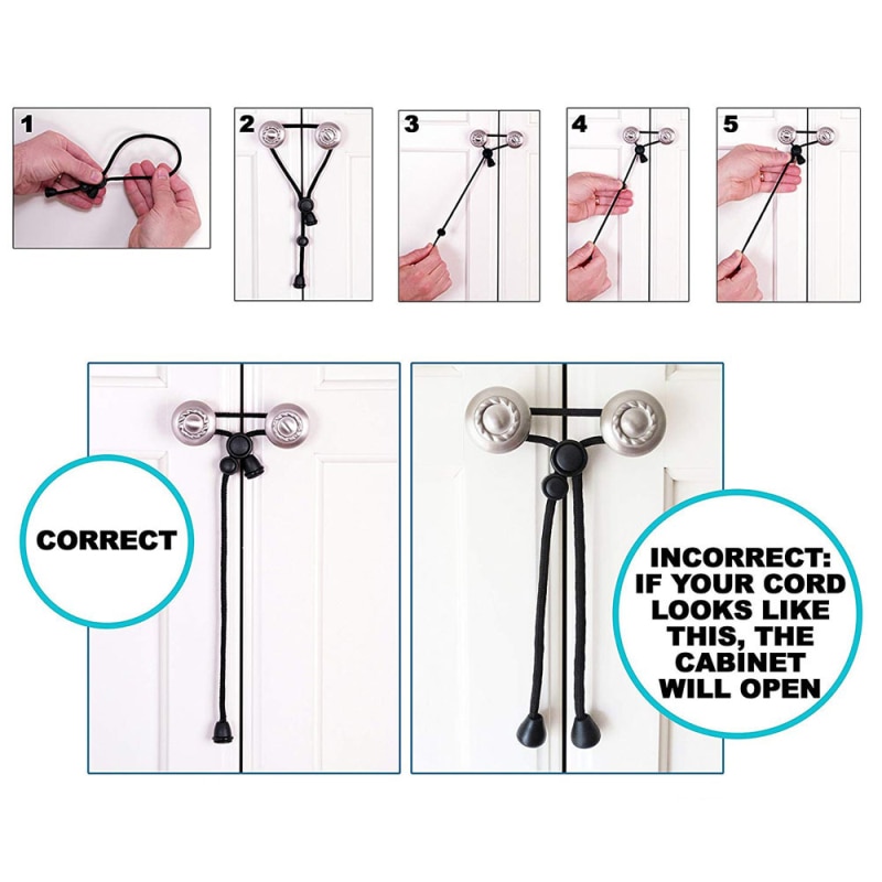 Baby Veiligheid Kast Lock Kind Veiligheid Kast Deurslot Thuis Veiligheid Riem Deur Kast Veiligheid Touw Slot Touw Gesp