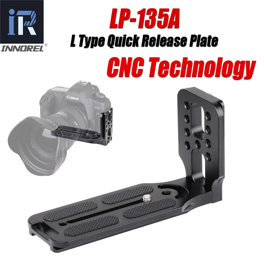 Innorel LP-135A Professionele L-type Quick Release Plate Bracket Voor Statief Balhoofd Met Arca-Swiss Standaard Dslr Camera &#39;S