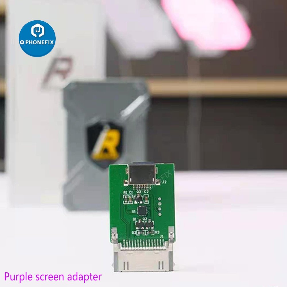 Adaptador de pantalla púrpura para iRepair P10 mágico, herramienta de diagnóstico Mini DFU para iPad 2/3, sin disco duro de desmontaje, lectura y escritura SN