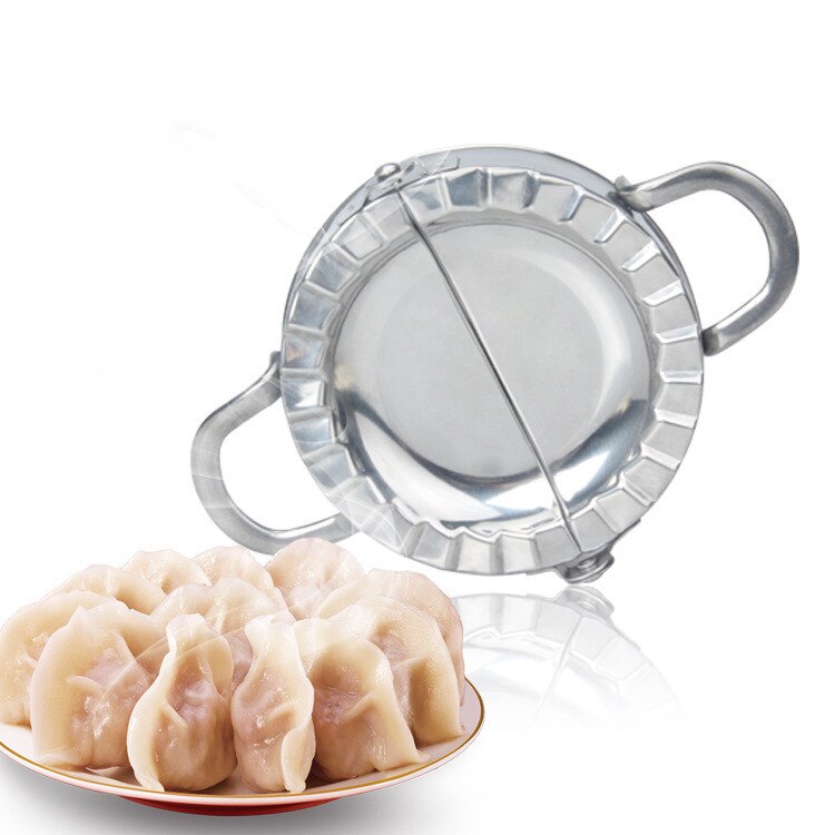 Diy Knoedel Mold Mould Rvs Dumpling Wraper Maker Apparaat Keuken Cook Gebak Deeg Cutter Accessoires Gereedschap #38