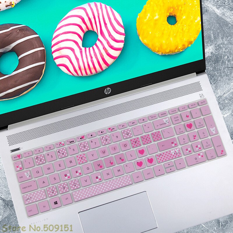 15.6 Inch Laptop Keyboard Cover Skin Protector For HP Pavilion 250 G6 255 G7 G6 256 G6 258 G6 Notebook PC
