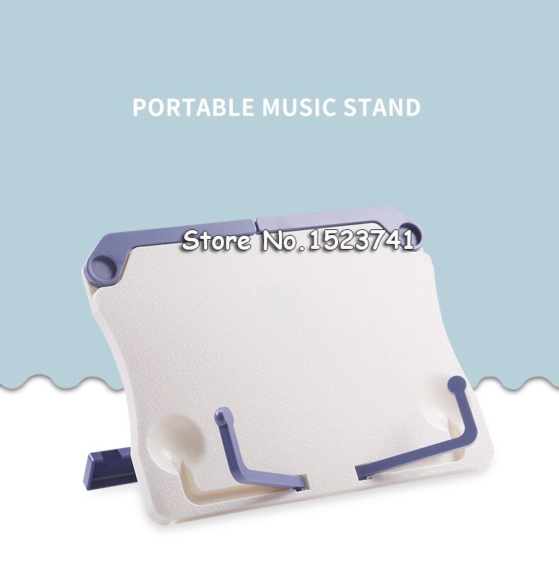 Bærbar bogstøtte stativ læsning bogstand bøger opskrift hylde foldbar holder arrangør til musik score opskrift tablet