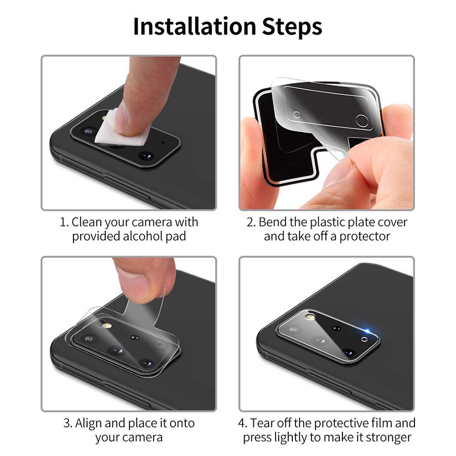 Klar Kamera Handy Objektiv Soft Glas Schutz Abdeckung für Samsung Galaxy S10 S20 Plus Hinweis 9 10 20 Ultra note20 Zubehör