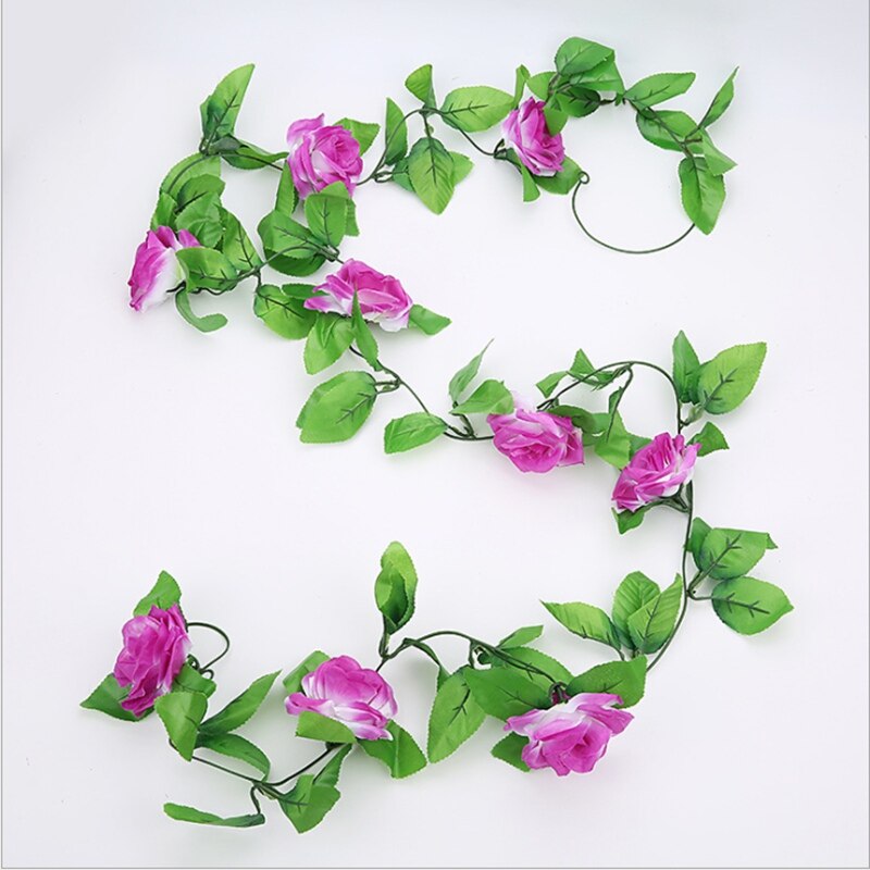 Artificial Plants All for Wedding Roses Flower Vine Christmas Bathroom Decorative Flowers Wall Home Decor Household Products: 13