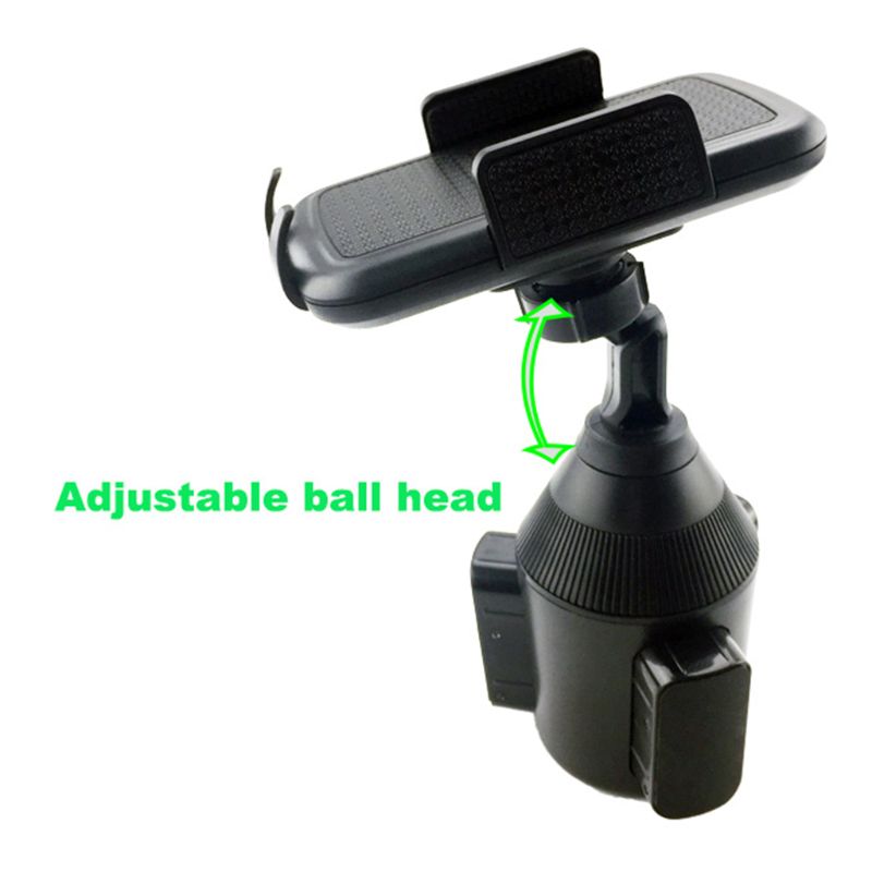 Universal Adjustable Cup Holder 360 Degree Rotatable Car Mount Bracket Stand Cradle For Mobile Phone