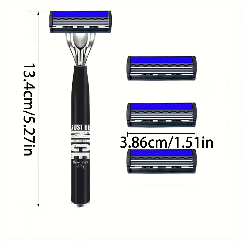 Razor Classic 3 Layer Safety Razor for Mens Shaving&Womens Hair Removal Shaving Blades Manual Shaver
