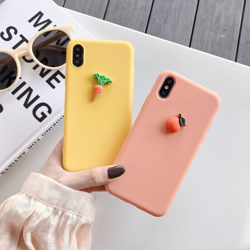 Funda de silicona 3D cute fruit para Xiaomi Redmi Note 7 funda trasera en Xiomi Redmi 7 A 7A funda Redmi7 funda de teléfono Pro soft TPU