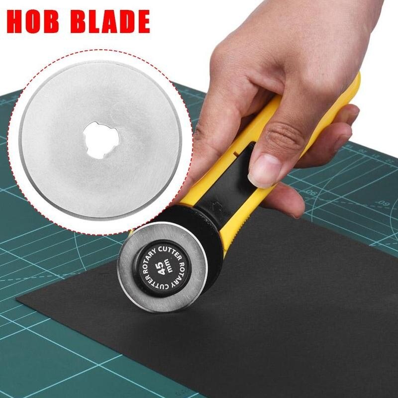 5 stk 28mm 45mm rotorskærer genopfyldningskniver patchwork stof læder håndværk stål cirkulær syning quilteskær