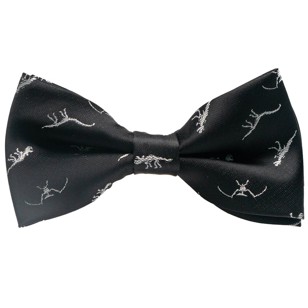 Nœud papillon en soie pour hommes, ajustable, à la , animal, renard, escargot, dinosaure, cravate, pour fête de mariage,: 08