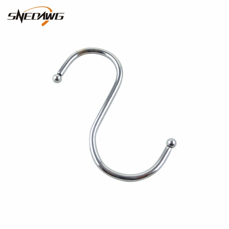 5 stks/partij S Vormige Haken Hanger Keuken Badkamer Opbergkast Houders voor Kleding Pot Pan Keuken Haken Houder