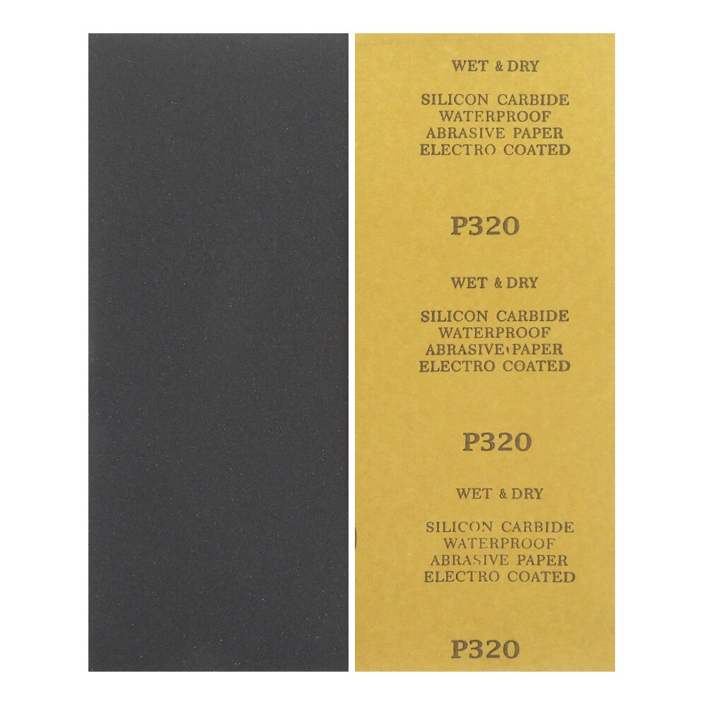 9*3.6 Polegada 20 pçs lixa 320 a 2000 grão molhado seco folhas de lixamento à prova dwaterproof água para carro madeira metal plástico polimento acabamento: Incolor