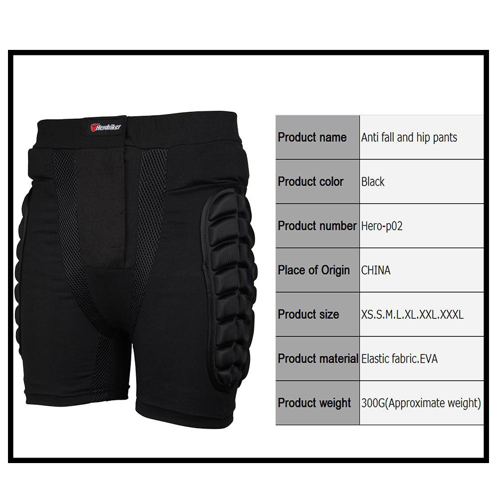 Herobiker Motorcycle Armor Shots Unisex Outdoor Sports Skiing Shorts Hip Protection Motorcycle Shorts Motorcross Protective Gear