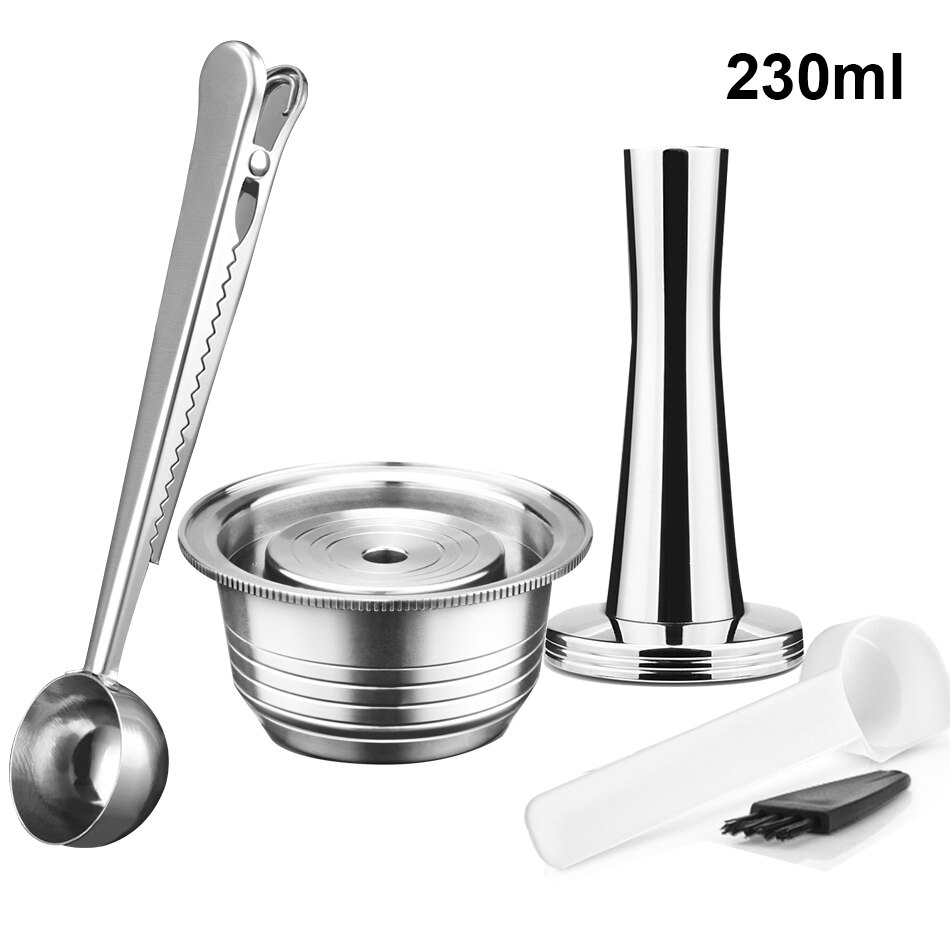 ICafilasSVIP Stianless Steel Reusable Vertuoline Capsule For Nespresso Vertuo Coffee Filter Espresso For Vertuo Plus: Dark Khaki