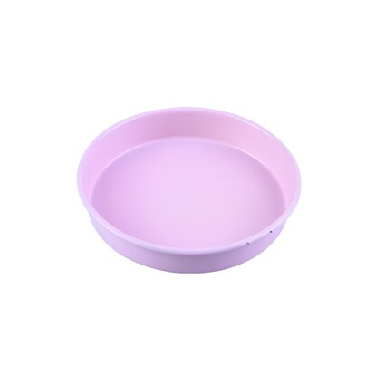 Metalen Bakken Ronde Pizza Plaat non-stick Bakken Gerecht Gereedschap Pizza Lade Thuis Tortilla pan Brood En Brood Gecanneleerd pie Pannen PM-001: Pink 6 inch